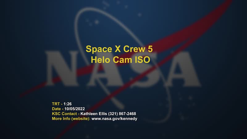 Space X Crew 5 Helo at Pad 39-A